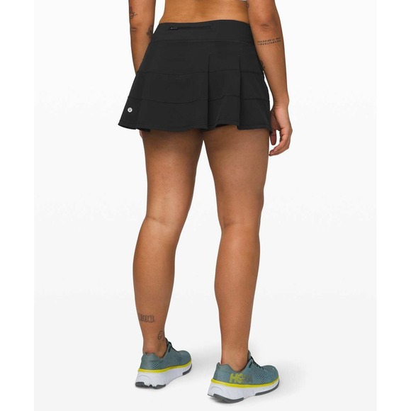 Lululemon Pants - Lululemon Pace Rival Skirt Tall Black Athletic Tennis Golf Skort Size 6